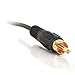 C2G/Cables To Go 03168 Value Series Mono RCA Audio Cable, Black (12 Feet/3.65 Meters)