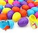 Toy Filled Easter Eggs, ZALALOVA 60 Pcs Easter Decorations 2.75 Inch Assorted Colorful Plastic Surprise Eggs with Mini Kids Toys for Easter Party Favor- Pull Back Cars/ Sticky Handsdice/ Puzzle Ball/ Yo-Yo/ Eraser/ Keychain