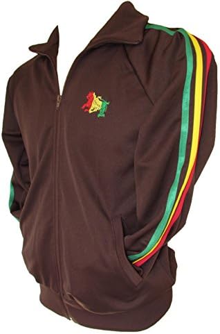 Rasta Stripe Zip Up Jacket