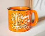 Pumpkin Campfire Mug - Fall Decor - Rustic Decor - Good Morning Pumpkin - Fall Coffee Mug - Pumpkin Spice Latte - Gift for Friend