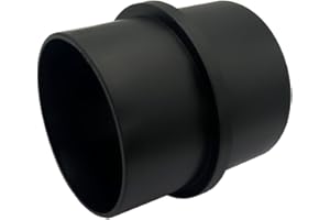 Cotonlake Car Air Ducting Connector Straight Air Heater Duct Joiner Connector Pipe 3'' 75mm OD Black 1PCS