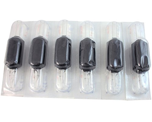 ITATOO 3RL Tattoo Tubes Disposable Tattoo Tubes with Soft Black Silicone Grips 3 Round Tattoo Tubes with Clear Long Tips for 1RL 3RL 3RS Tattoo Needles, Box of 25 (1 Inch, 3RL) - Thumbnail 6