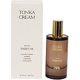 Zara Tonka Cream Perfume for Women with Tonka, Coconut & Jasmine Soft, Creamy & Sensual Tropical Skin Scent Eau de Parfum EDP 50ml (1.7 fl. oz)