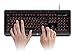 Aluratek Large Print Tri-Color Illuminated USB Keyboard model (AKBLED01F)