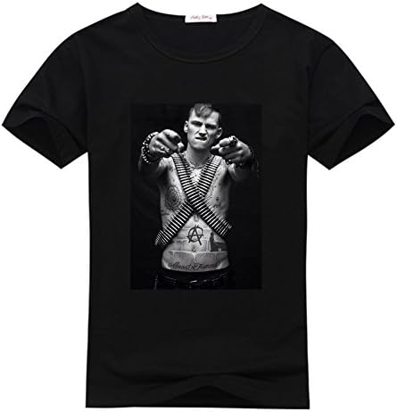 ZHBtshirt Custom Woman MGK Women's T-shrits, DIY Woman MGK 100% Cotton Crew Neck T-Shirt (M)