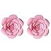 2pcs 8inch Paper Flower Backdrop Decoration - Party, Wedding, Rose Flower Wall Backdrop DIY Paper Handmade Craft for Nursery, Baby Shower, Birthday, Home Decor (8inch, Pink)