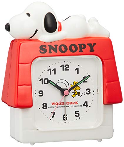 Rhythm Watch 4SE551MS03 Alarm clock Snoopy House R551