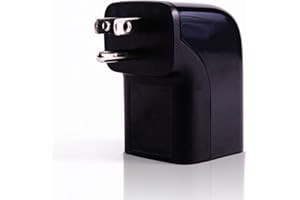 Clamper Single Surge Protector Outlet 1800 Joules, 1875W, for TV, PC, Xbox, PS5, Refrigerators and Other Appliances (Compact Wall Surge Protector), iCLAMPER Pocket Fit, 1-Pack in Black