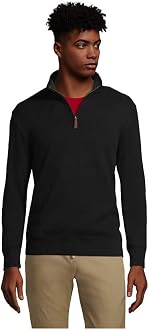 Bedford Rib Quarter Zip Sweater 