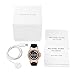 Michael Kors Access, Men’s Smartwatch, Dylan Rose Gold-Tone Stainless Steel with Black Silicone, MKT5010