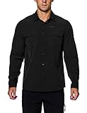 Nonwe Men’s Hiking Camping Shirts Roll-Up Long Sleeve Quick Dry