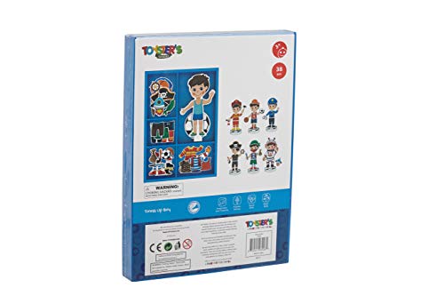 6 Toysters+Magnetic+Wooden+Dress+Up+Pretend