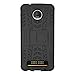 Yiakeng for Moto Z Play Droid Case, Shockproof Impact Protection Tough Rugged Dual Layer Protective Case Cover with Kickstand for Motorola Moto Z Play Droid (Black)