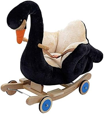 swan ride on rocker
