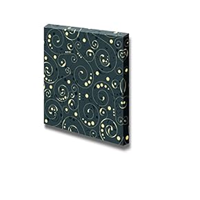 Canvas Prints Wall Art - Seamless Floral Pattern |Seamless Pattern Modern Wall Art Ready to Hang - 12" x 12"