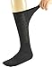 Yomandamor Mens Bamboo Diabetic Over The Calf Socks,4 Pack Size 10-13