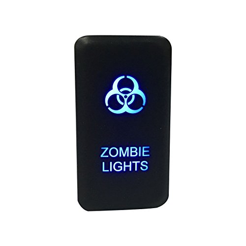 Iztoss toyota blue led push switch with connector wire …
