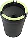 Cotton Fly Glow in The Dark Jumbo Cup-Style Self-Extinguishing Cigarette Ashtray-Butt Bucket -Portable Ashtray - Black (Jumbo)