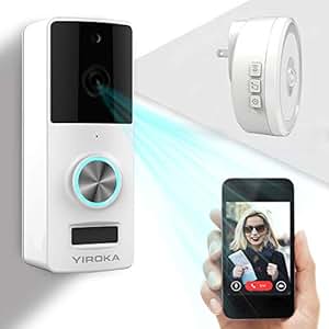 Amazon.com : Wireless Video Doorbell, YIROKA Doorbell