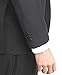 Giorgio Fiorelli Mens 2 Button Tuxedo Suit Modern Fit Black Black 44L