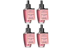 BATH & BODY WORKS Bath and Body Works 4 Pack Rose Water & Ivy Wallflowers Fragrance Refill. 0.8 fl oz.
