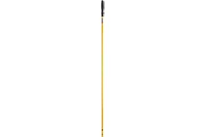 Rubbermaid Commercial Products HYGEN Quick-Connect Straight Handle/Stick 58 inch Yellow Lightweight for Janitorial/Profession