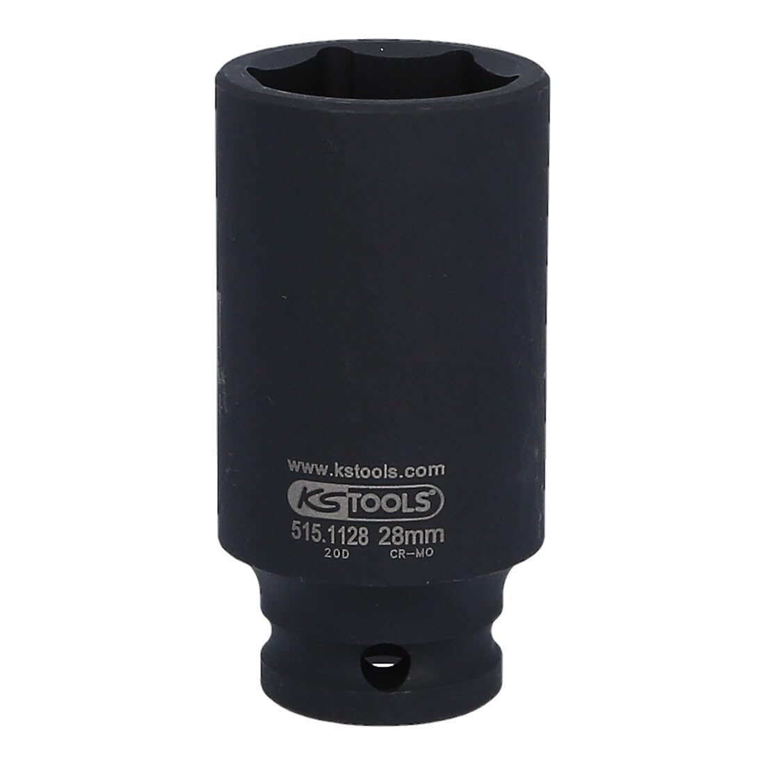 KS Tools 515.1128 Impact Socket Deep 1/2-inch 28mm