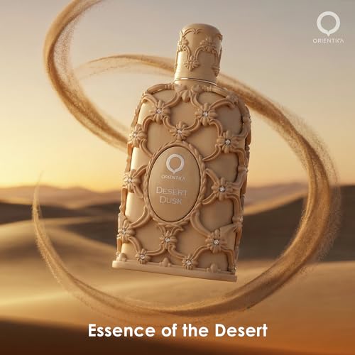Orientica Luxury Desert Dusk Eau De Parfum 80ml – Notes of Powdery Musk, Coconut Milk, Dry Amber, White Flower - Amber Woody Arabic Perfume for Women & Men