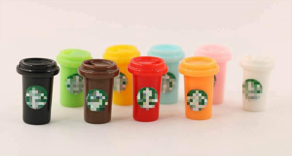 nanguawu 1:12 6 PCS Coffee Bottle Drinking Kitchen Miniature Dollhouse Paly-Food …