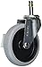 Service Caster SCC-PRE40273ZN-TPR-4-X701-4 Rubbermaid Cart Caster Replacements for Series 4000, 3355-88, 3424-88 (Pack of 4)