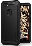 Ringke Onyx Compatible with Pixel 3 Case [Extreme Tough] Compatible Rugged Flexible Protection Durable Anti-Slip TPU Heavy Impact Shock Absorbent Case for Google Pixel 3 - Black