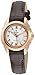 Bulova Women's 97M104 Precisionist Longwood Rose-Tone Brown Leather Watch