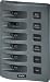 Blue Sea Systems WeatherDeck 12V DC Waterproof Switch Panel - 6 Position primary
