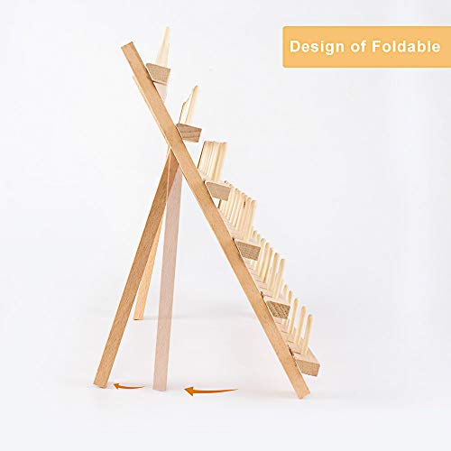 60 Spools Wooden Sewing Thread Rack Organizer Embroidery Thread Holder Sewing Storage Thread Spool Rack Household Quilting