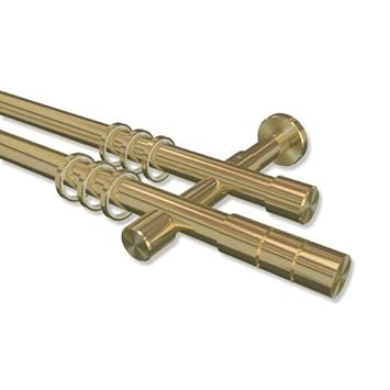 Gardinstenger messing