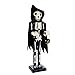 Kurt Adler Wooden Halloween Skeleton Nutcracker, 15-Inch