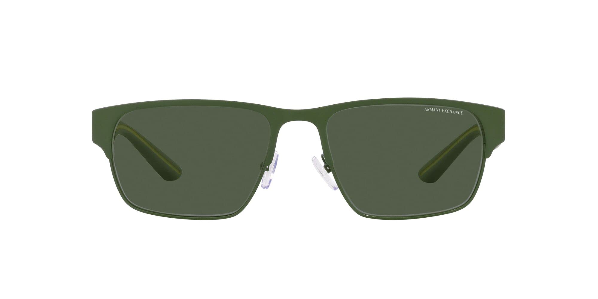 Photo 1 of Armani Exchange Man Sunglasses Matte Olive Frame, Dark Green Polarized Lenses, 57MM