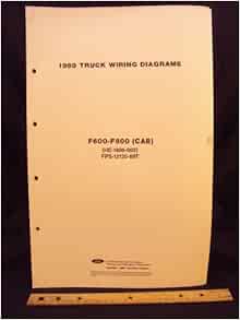 1989 FORD F600, F700, & F800 Series Cab Truck Electrical Wiring
