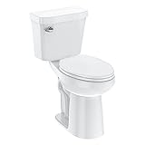 Two Piece Toilets Elongated, 21" Extra Tall Toilet