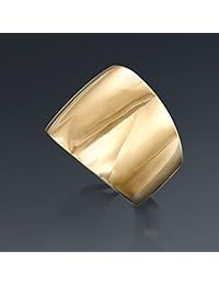 Ross-Simons - Anillo de oro amarillo de 14 quilates con pulido