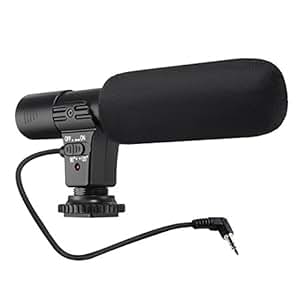 Amazon.com: Camera Microphone, EIVOTOR Mic-01 3.5mm