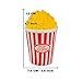 Bestkiy 3pcs Jumbo Squishies Set Popcorn Ice Cream Scented Rainbow Triangle Cake Slow Rising Squeeze Hand Pillow Toy for Collection Gift