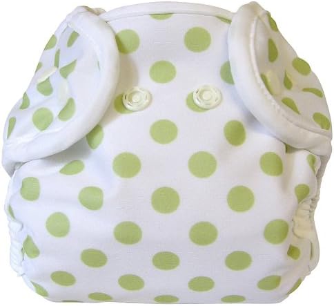 Bummis Super Snap Diaper Cover, Celery Dot, Small (Discontinued by Manufacturer)