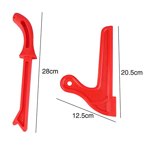 yodaliy Push Stick Set, 4 Pieces V-Shaped Safety Push Stick Table Saw Accessories Hand Protection for Carpentry Table Working Blade Router Protect Woodworkers(Orange) - Thumbnail 5