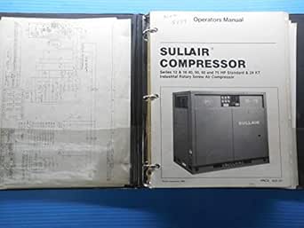 SULLAIR AIR Compressor & Heat Recovery Operator's Manuals and Parts