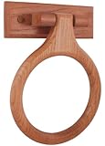 LDR Industries 165 9840 Rustic Oak Towel Ring