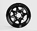 Taskmaster WHITE SPOKE WHEEL Black Painted Finish (15 x 6. inches /5 x 4 inches, 0 mm Offset)