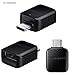 Official Samsung Adaptive Fast Micro USB Car Charger + Type C Adapter - For S6/S7/Edge/S8/S9/+/ Note 5/Note8/Note9/ (Combo Pack)