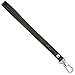 Alban Leather Wrist Strap for Clutch Wristlet Purse Pouch Keychain Black