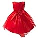 DreamHigh Wedding Flower Girls Crystals Waist Taffeta Pageant Dress
